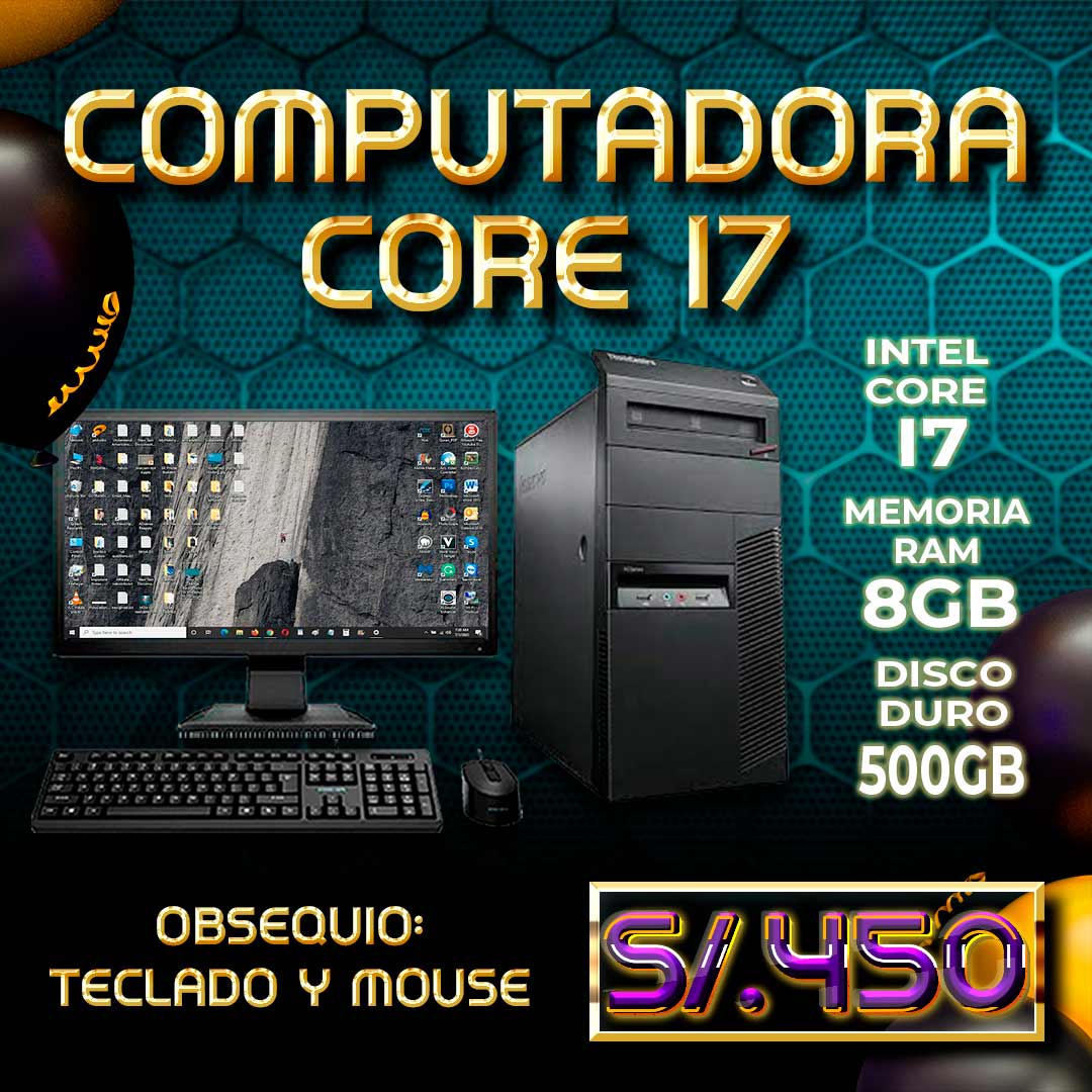 Computadora Lenovo Core I7 en descuento